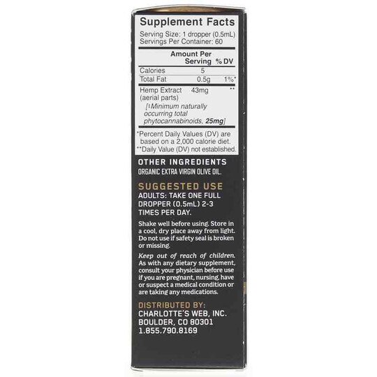 Hemp Extract Original Formula 50 Mg, CW